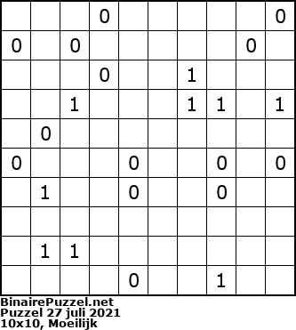 Binaire Puzzel