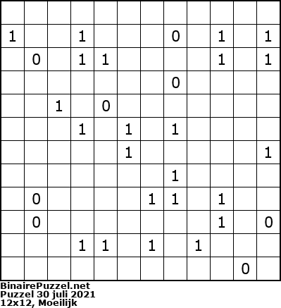 Binaire Puzzel