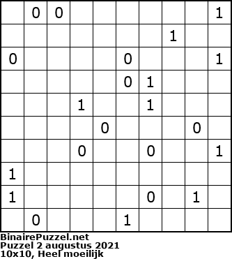 Binaire Puzzel