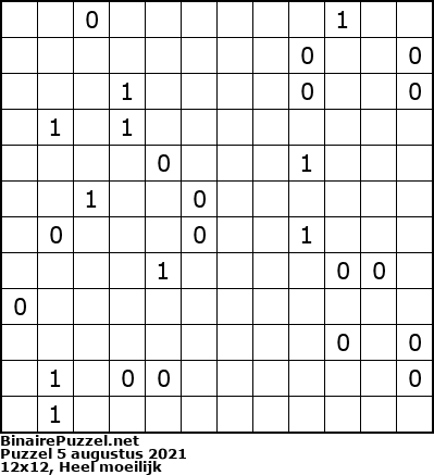 Binaire Puzzel