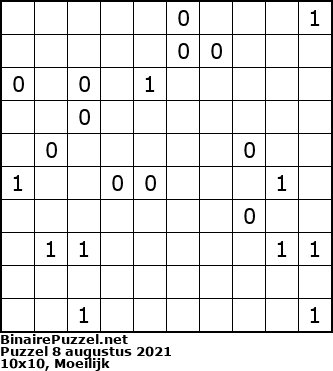 Binaire Puzzel