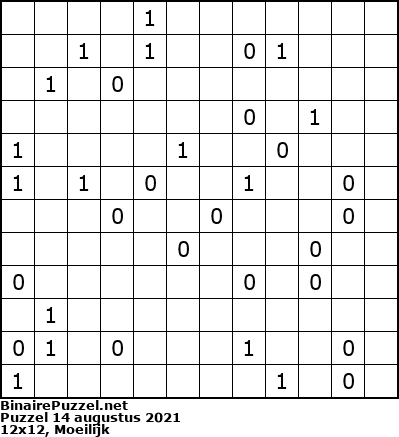 Binaire Puzzel