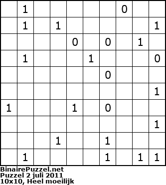 Binaire Puzzel
