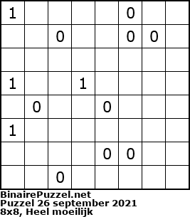 Binaire Puzzel