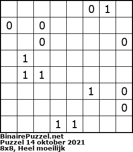 Binaire Puzzel