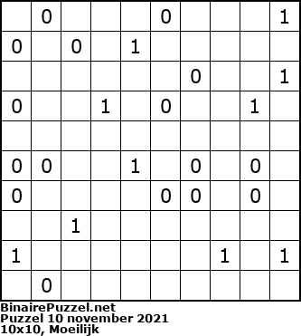 Binaire Puzzel