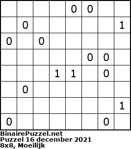 Binaire Puzzel