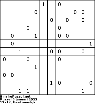 Binaire Puzzel