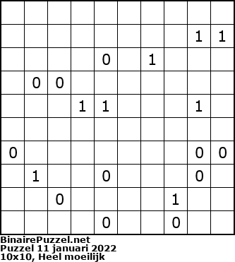 Binaire Puzzel