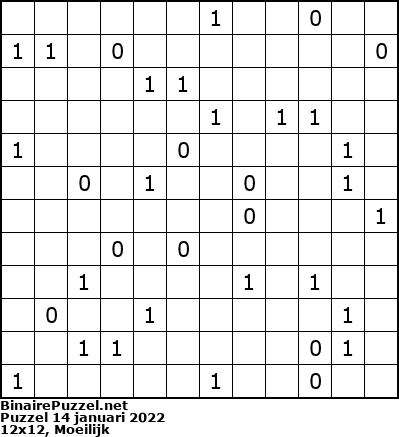 Binaire Puzzel
