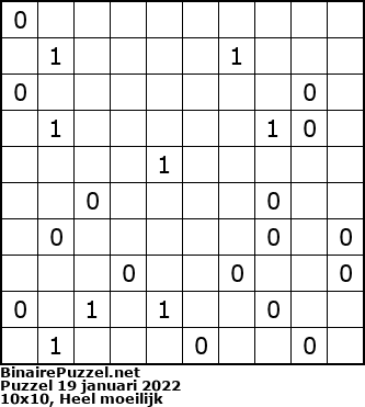 Binaire Puzzel