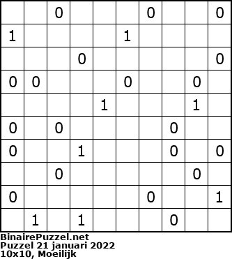 Binaire Puzzel