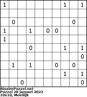 Binaire Puzzel