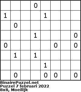 Binaire Puzzel