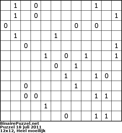 Binaire Puzzel