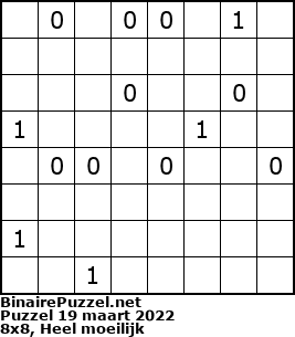 Binaire Puzzel