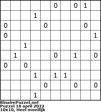 Binaire Puzzel