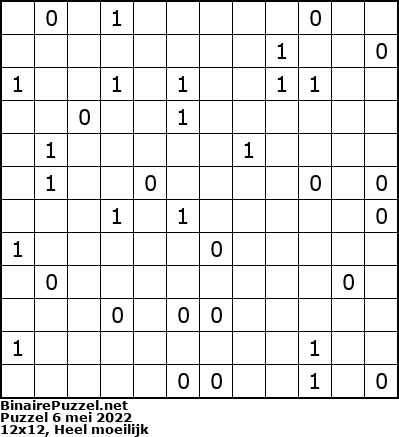 Binaire Puzzel
