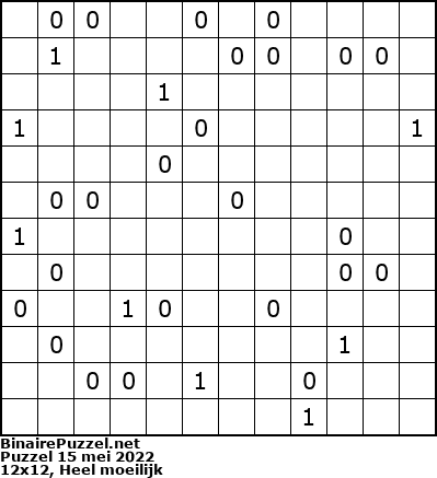 Binaire Puzzel