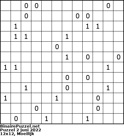 Binaire Puzzel