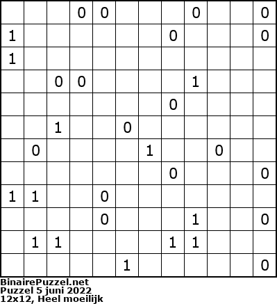 Binaire Puzzel