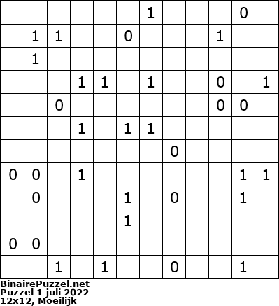 Binaire Puzzel