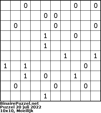 Binaire Puzzel