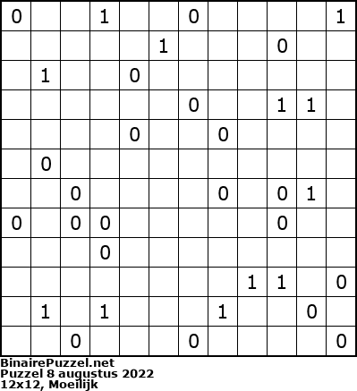 Binaire Puzzel