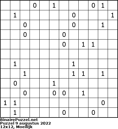 Binaire Puzzel
