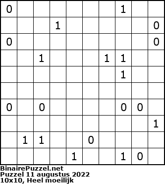 Binaire Puzzel