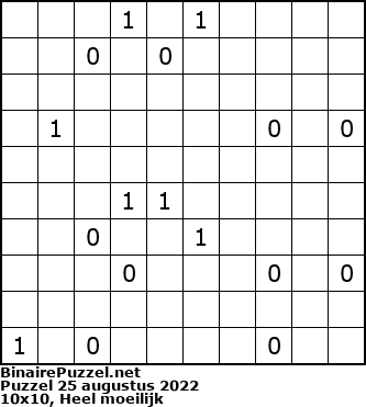 Binaire Puzzel