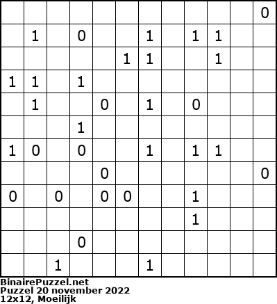 Binaire Puzzel