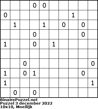 Binaire Puzzel