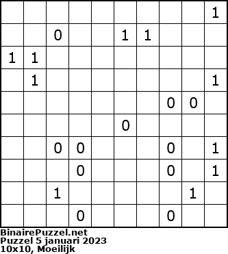 Binaire Puzzel