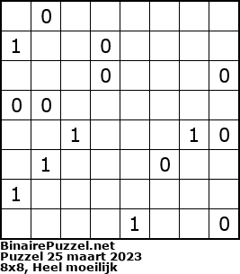 Binaire Puzzel