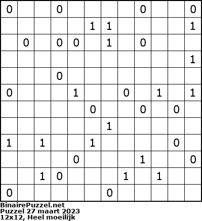 Binaire Puzzel
