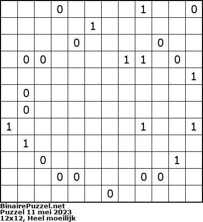 Binaire Puzzel