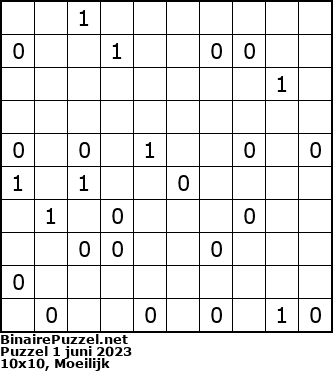 Binaire Puzzel