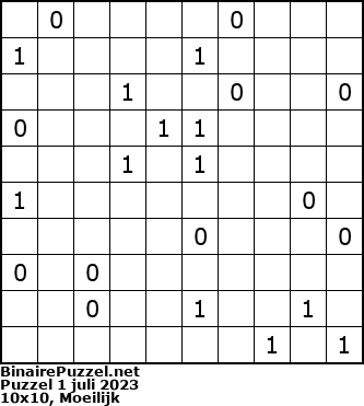 Binaire Puzzel