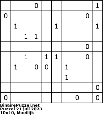 Binaire Puzzel