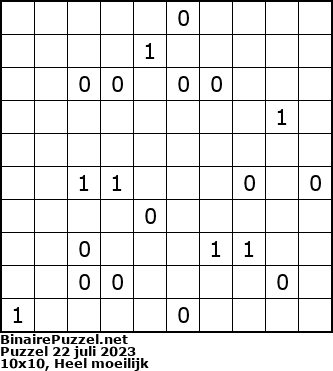 Binaire Puzzel