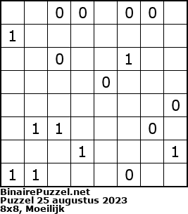 Binaire Puzzel