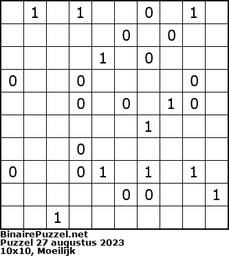 Binaire Puzzel