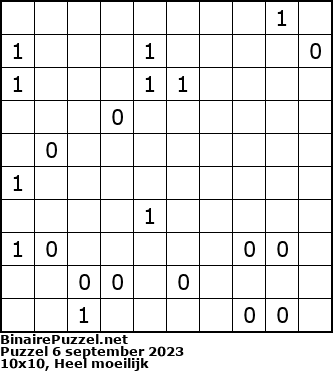 Binaire Puzzel