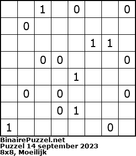 Binaire Puzzel