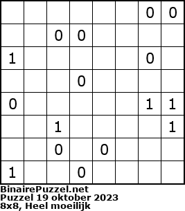Binaire Puzzel