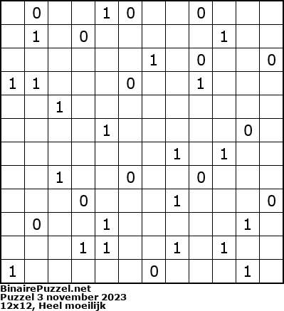 Binaire Puzzel