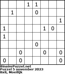 Binaire Puzzel