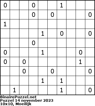Binaire Puzzel