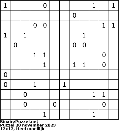 Binaire Puzzel